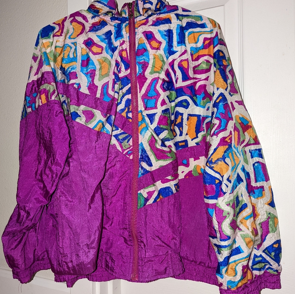 G casuals retro vintage jacket, women's medium